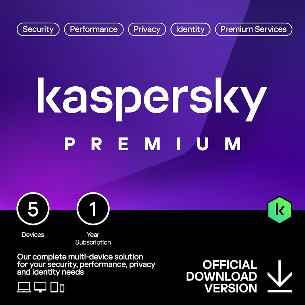 SOFTWARE KASPERSKY PREMIUM 5 PC